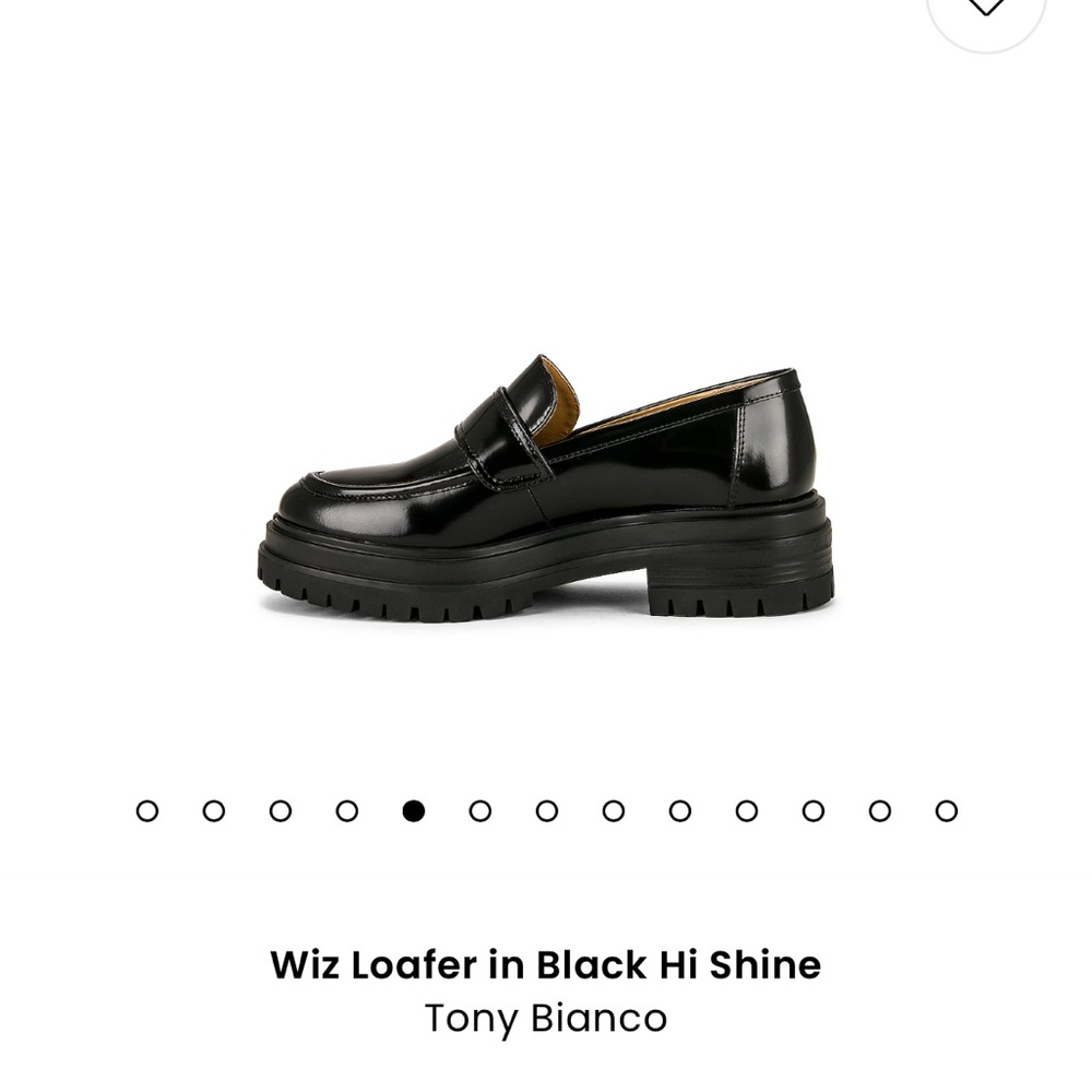 Tony Bianco WIZ LOAFER IN BLACK HI SHINE
